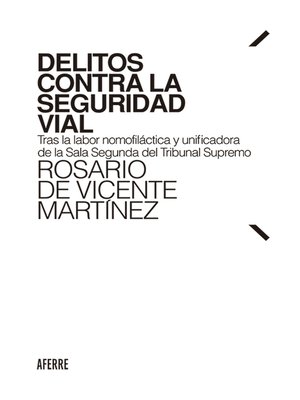 cover image of Delitos contra la seguridad vial